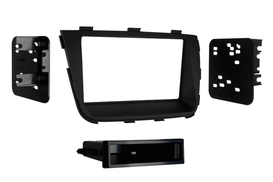 Kia Sorento (2013-2015) Single/ Double DIN car audio fascia adapter kit (MATT BLACK)