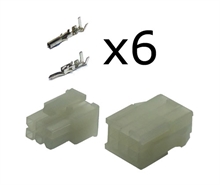 6 way Molex minifit connector kit
