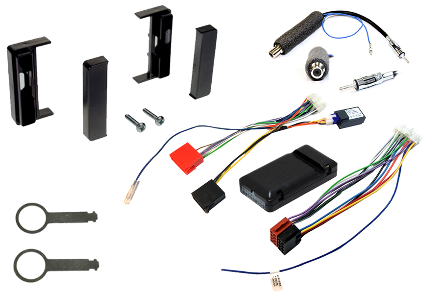 Audi TT (8N) (1998-2006) Single DIN fitting kit with CANbus ignition (AMPLIFIED SYSTEMS)
