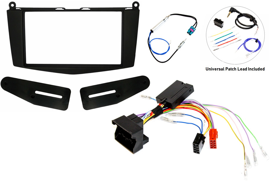 Mercedes C-Class W204 (2007-2011) Double DIN stereo upgrade fitting kit (WITHOUT SWITCHES)