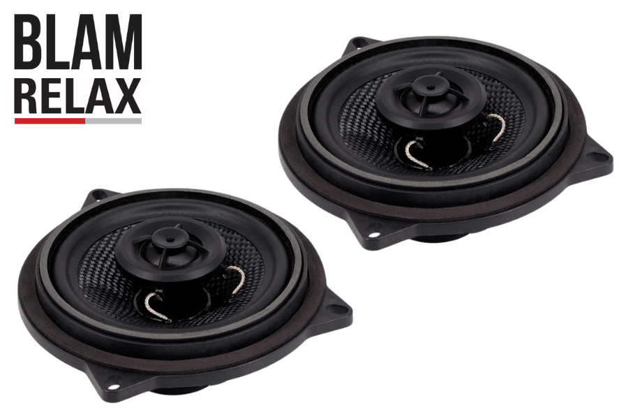BLAM RELAX BM 100NC (BMW and Mini) 100 mm (4 inch) 2ohm, 2-Way Coaxial car audio speakers (PAIR)