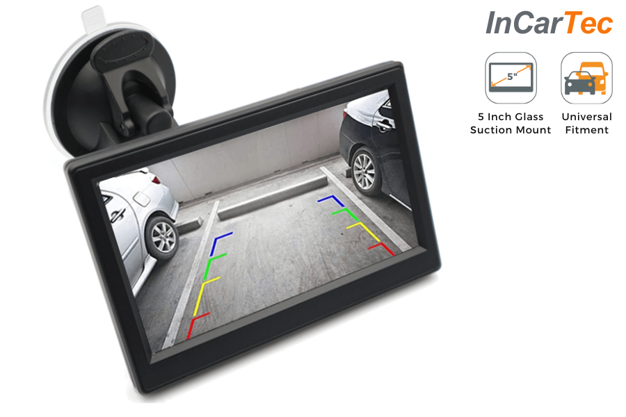 5 Inch standalone windscreen suction mount video monitor (For reverse parking)