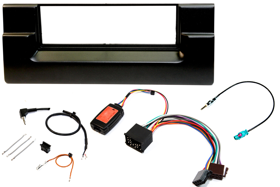 BMW E39 5 Series complete Single DIN stereo upgrade fitting kit (ROUND PIN CONNECTION)