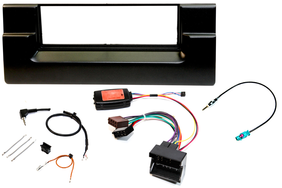 BMW E39 5 Series complete single DIN stereo upgrade fitting kit (QUADLOCK CONNECTION)