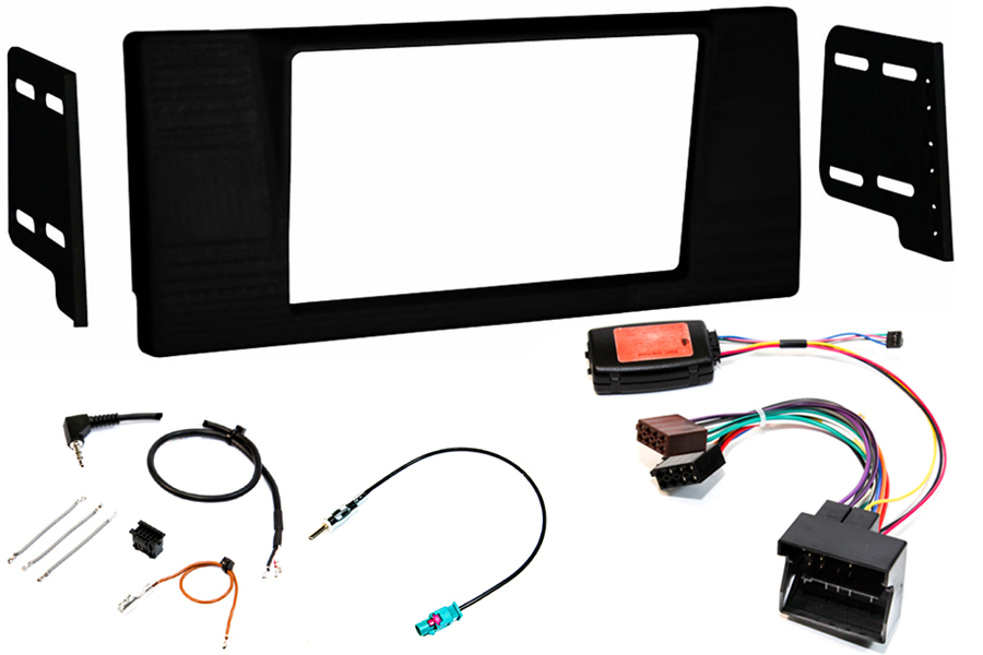 BMW E39 5 Series complete Double DIN stereo upgrade fitting kit (QUADLOCK CONNECTION)