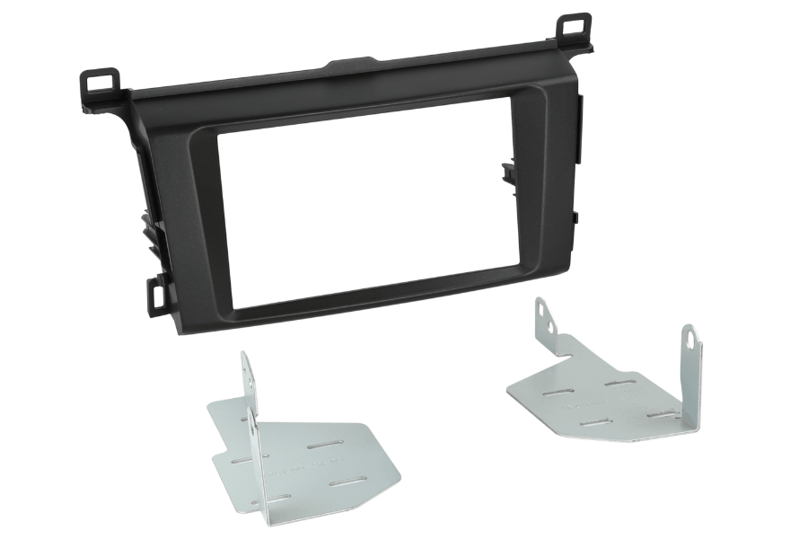 Toyota RAV4 XA40 (2014-2018) Double DIN car audio fascia adapter panel (Matt Black)