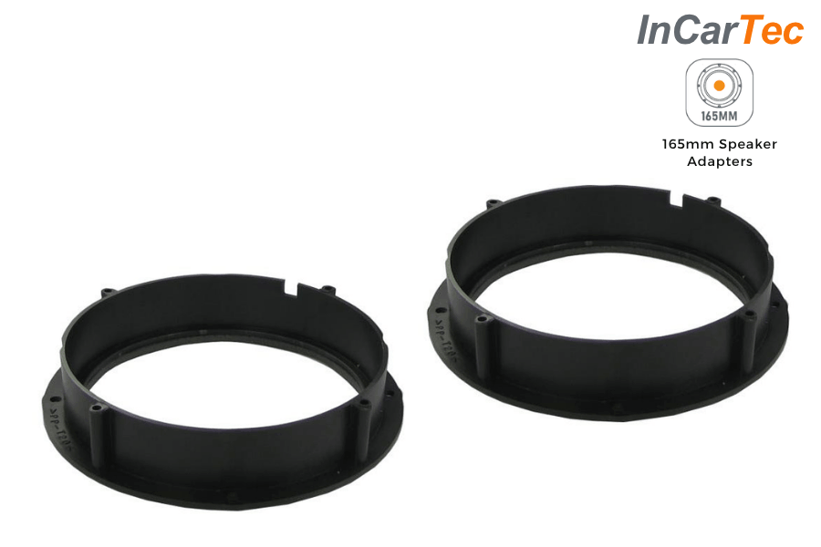 VW Golf, Polo, Up, Amarok, Seat & Skoda 165mm Speaker Adapter Rings (Pair)