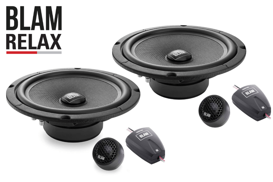 BLAM RELAX 200RS 200mm (8inch) Hi-efficiency 3ohm, 2-Way Component car audio speakers (PAIR)