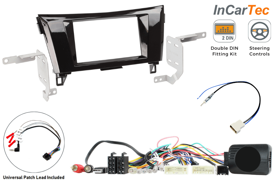 Nissan Qashqai J11 (2014–2017) Double DIN Stereo Upgrade Fitting Kit (Acenta Models Only)