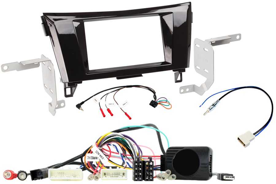 Nissan Qashqai (2014 - 2017) Complete Double DIN stereo upgrade fitting kit (VISIA MODELS ONLY)
