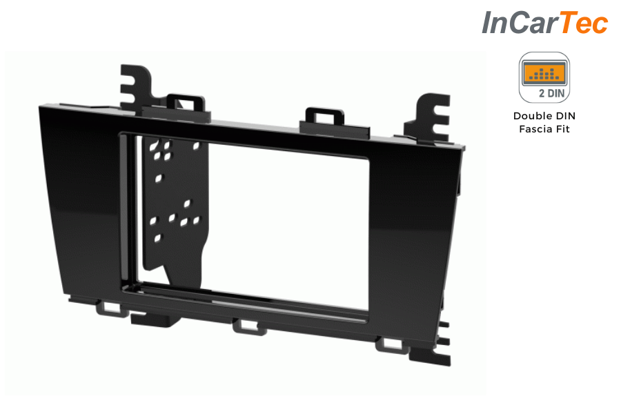 Subaru Legacy/ Outback (2015-2019) Double DIN car radio fascia adapter panel (GLOSS BLACK)