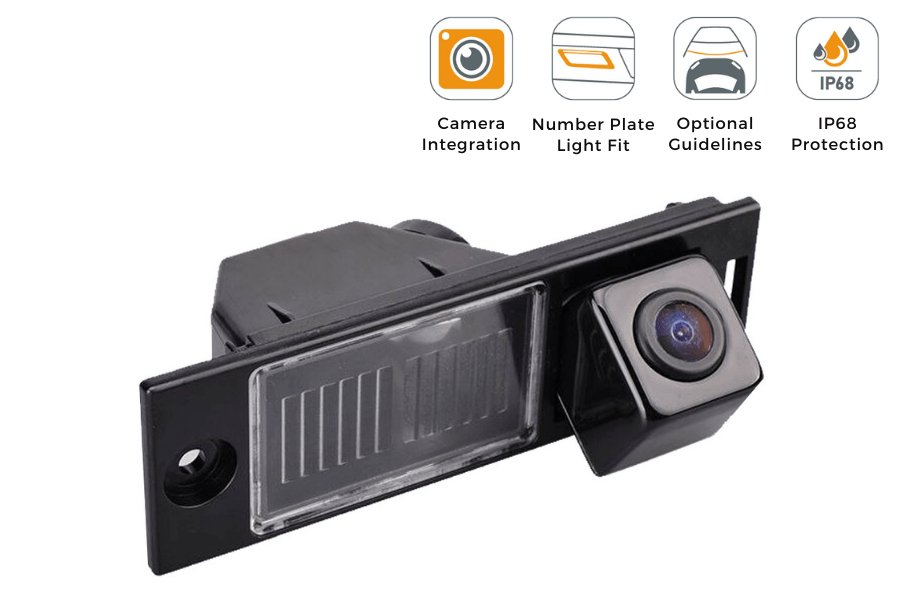 Hyundai Tucson (2015-2017) reverse view rear number plate light camera
