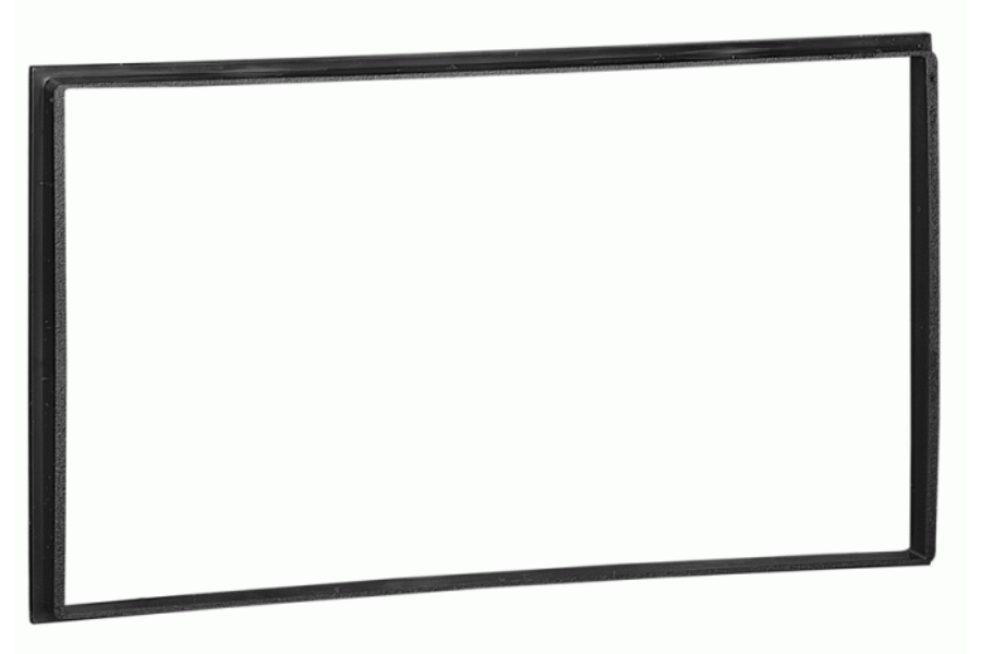 Nissan Double DIN car radio fascia adapter finishing trim panel (MATT BLACK)