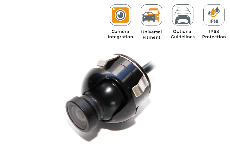 Universal adjustable push fit vehicle/ car rear view camera (NTSC)