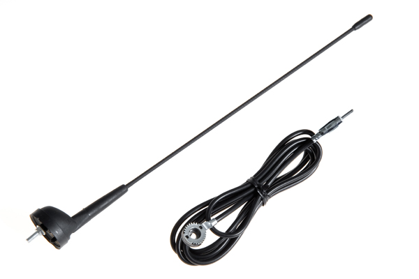 Universal 395mm replacement fibreglass car roof aerial/ antenna with adjustable angle