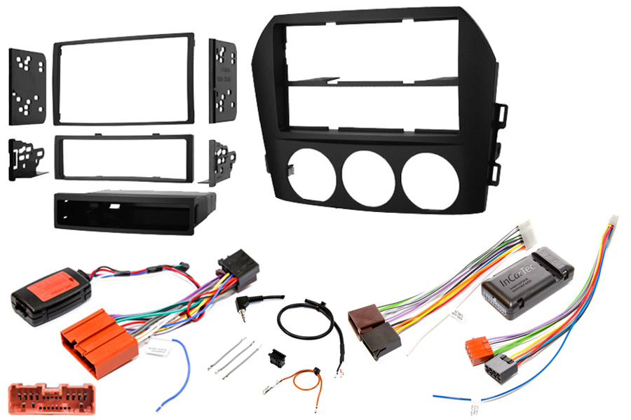 Mazda MX-5 (2006-2009) Single/Double DIN stereo upgrade fitting kit (WITH BOSE AUDIO)