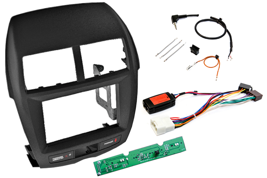 Mitsubishi Outlander Sport/ ASX (2010-2014) complete Single/Double DIN stereo upgrade fitting kit