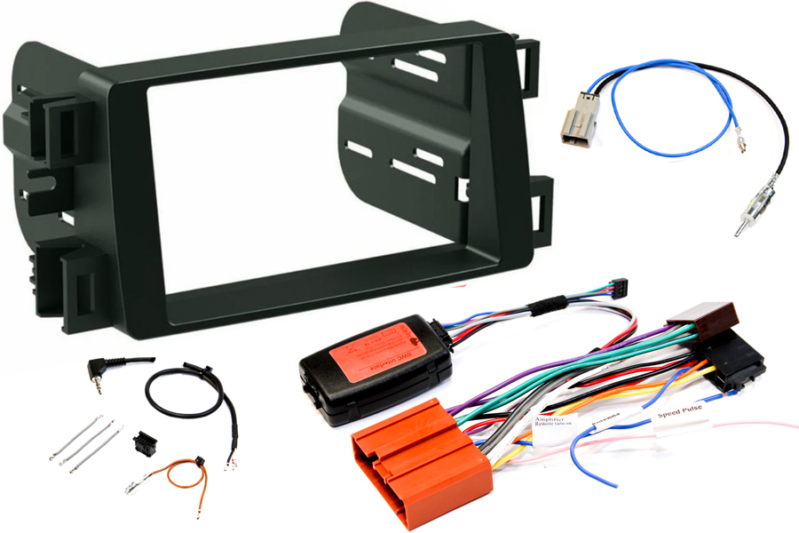Mazda 6 (2012 Onwards) Single/Double DIN complete stereo upgrade fitting kit with Steering Controls