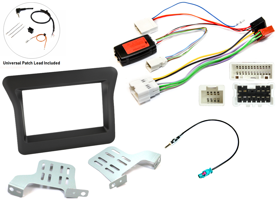 Vauxhall Movano, Renault Master, Nissan NV400 Double DIN stereo upgrade fitting kit (TYPE 6)