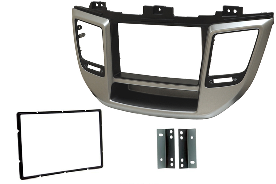 Hyundai Tucson (2015 Onwards) Double DIN car radio fascia adapter panel (RIGHT HAND DRIVE)