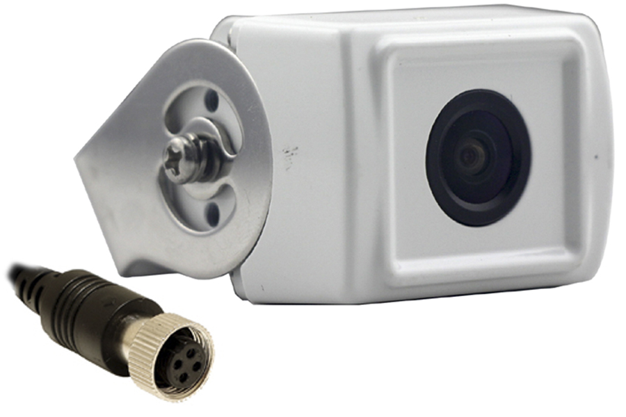 Universal heavy duty rear view camera with adjustable bracket for Vans/ Motorhomes NTSC (WHITE)