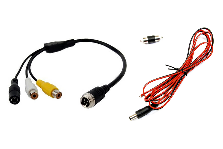 4 PIN male to RCA Phono converter cable (With Male adapter)