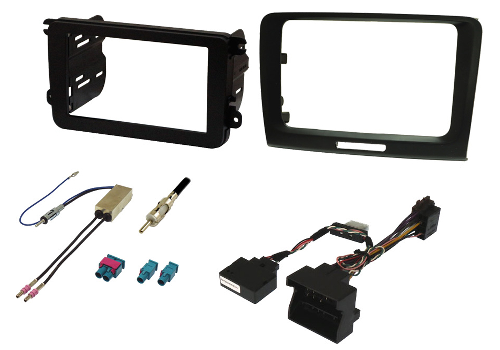 Skoda Superb (2008-2015) Double DIN stereo upgrade fitting kit (With CANbus Ignition)