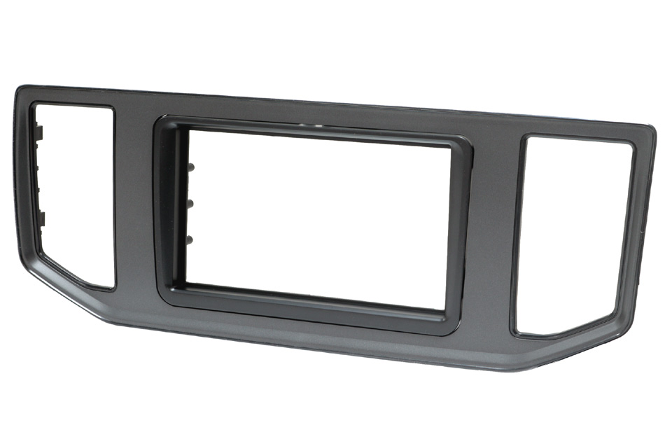 Volkswagen Crafter (2017-2023) Double DIN car audio fascia adapter panel (MATT BLACK)