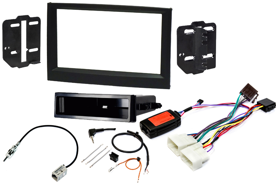 Kia Sportage (2016 Onwards) single and double din stereo fitting kit with steering control interface