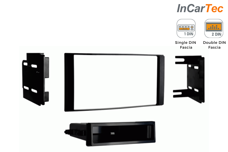 Nissan Note (2013-2018), Serena (2005-2010) Single/Double DIN car audio stereo fascia adapter panel