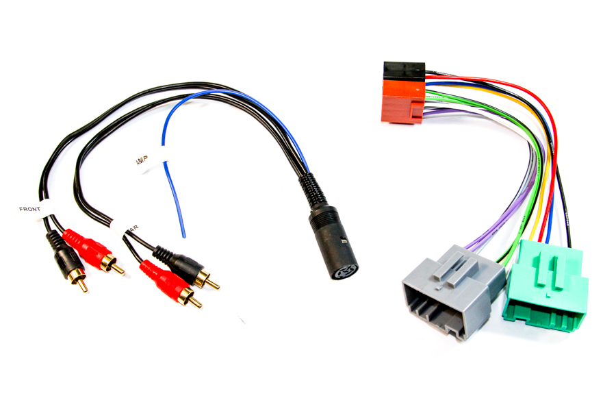 Volvo V70 HU-6 and HU-8 radio replacement ISO and phono adapter cable