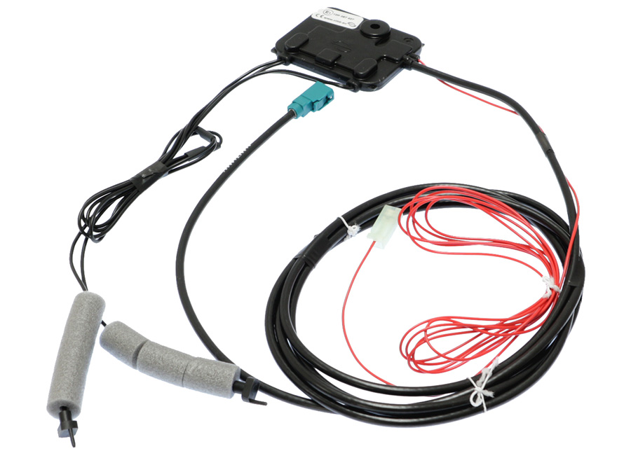 FM Hidden amplified antenna for plastic roofs with Fakra connector