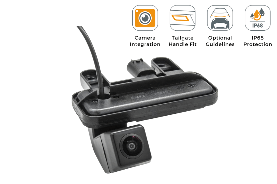 Mercedes E Class W212 (2009-2016) reverse view tailgate handle camera (NTSC)