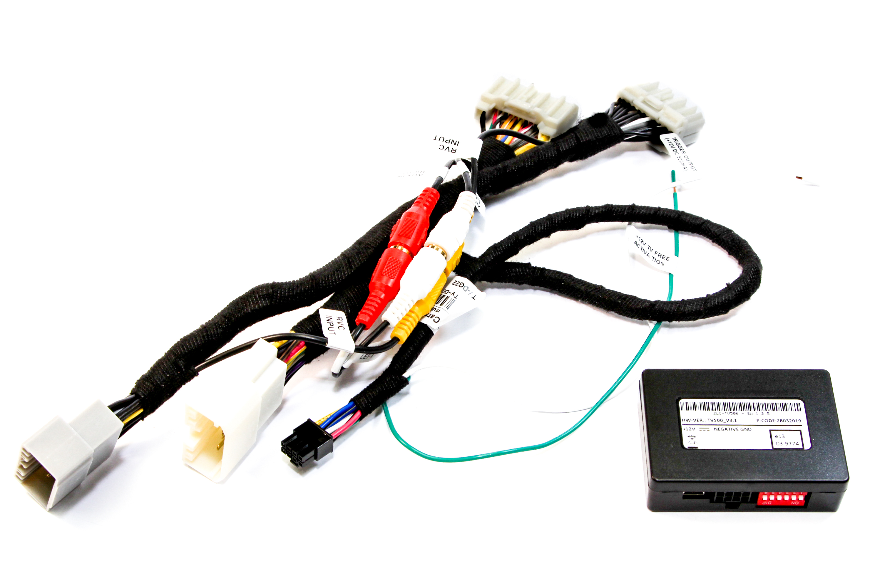 Rear view camera input interface for Chrysler, Dodge, Fiat, Lancia with Uconnect head units