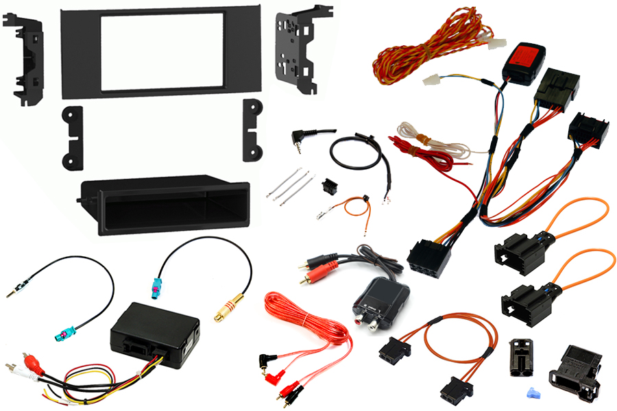 Range Rover Vogue/L322 Double DIN stereo upgrade fitting kit (WITH HIGHLINE DSP/ LOGIC 7 AMP)