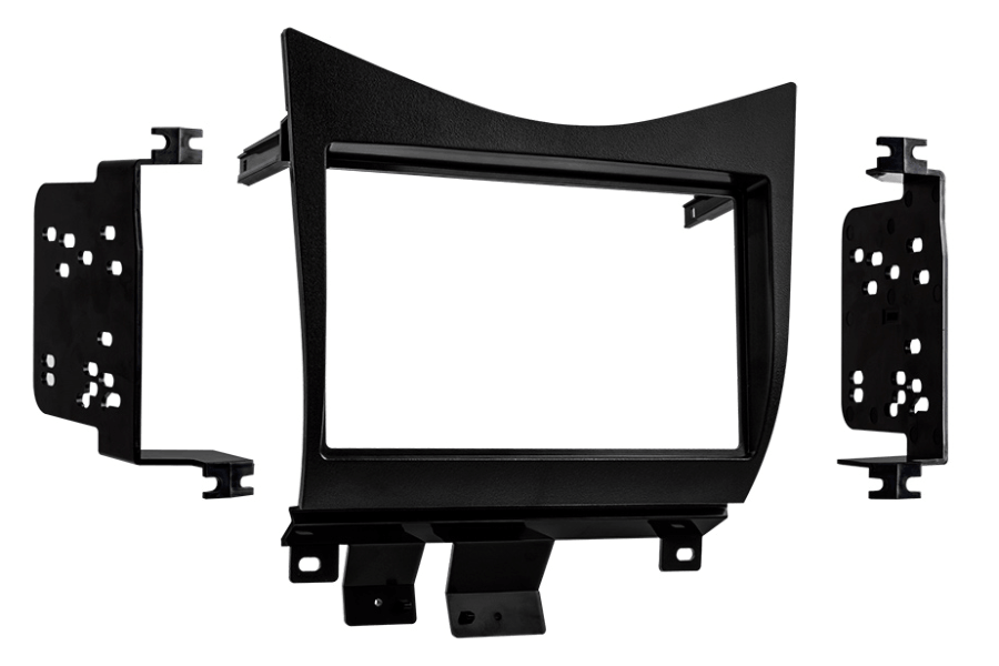 Honda Accord (2003-2007) Double DIN car audio fascia adapter panel (MATT BLACK) Metra