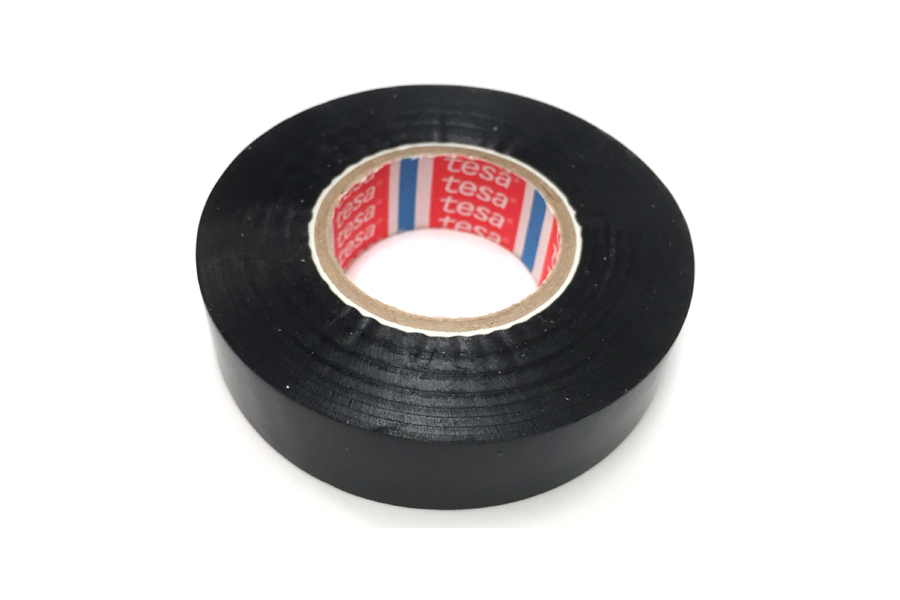 Tesa PVC electrical insulation tape 33m (Black) 1 ROLL
