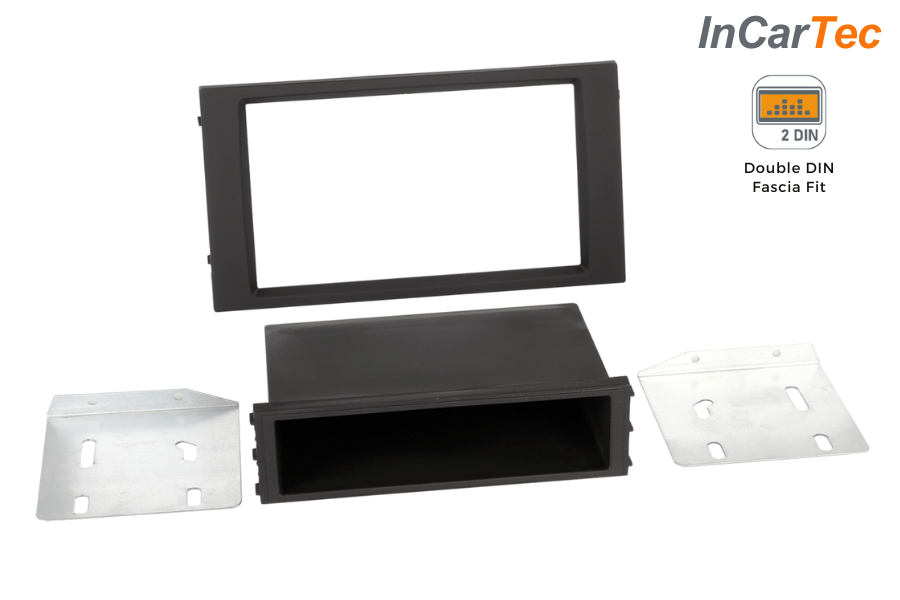 Seat Ibiza (15-17) Leon (12-20) Ateca (20-25) Double DIN car stereo fascia (SHALLOW FIT)
