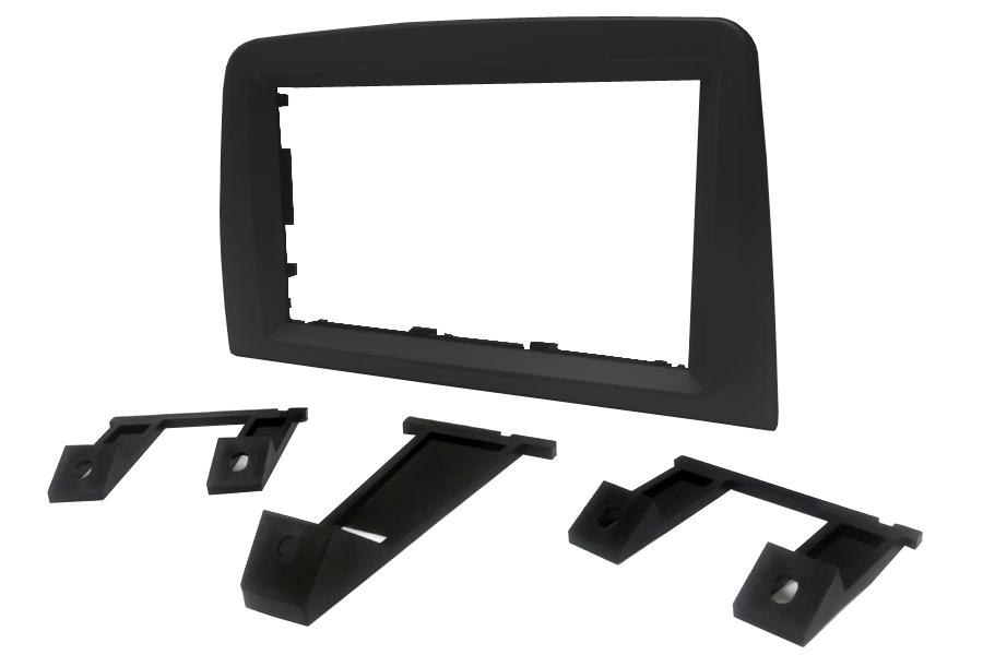 Alfa Romeo Mito (2009 Onwards) Double DIN fascia adapter panel (MATT BLACK)