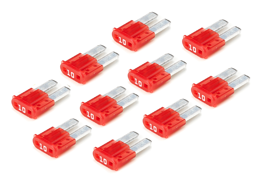 10 Amp Red ACZ (Micro 2) blade fuses (10pcs pack)