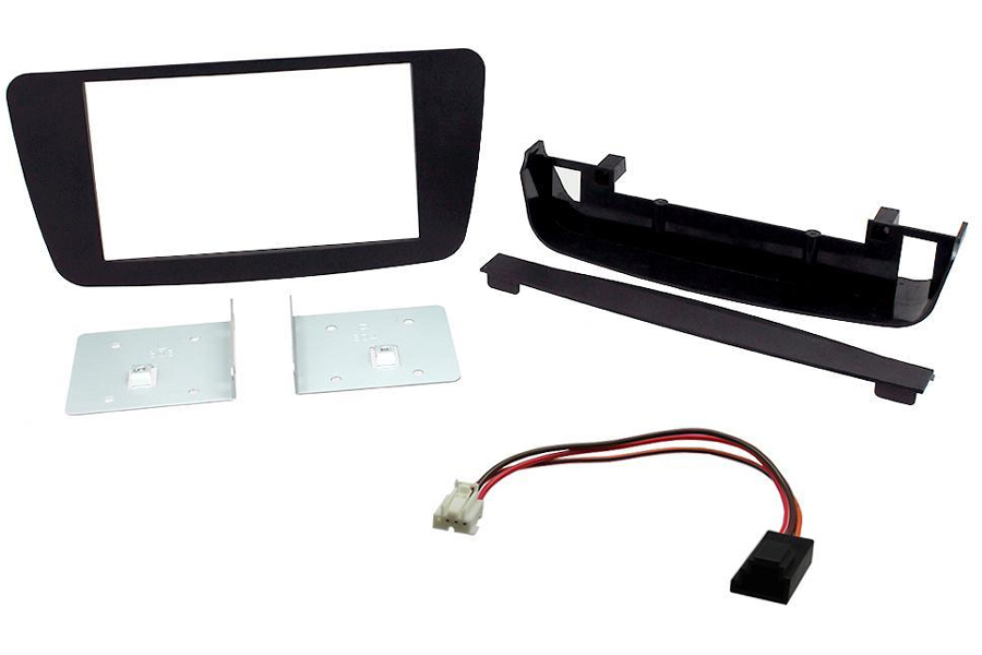 Mercedes A-Class (W176) Double DIN car radio fascia (WITH SWITCH RELOCATION) 