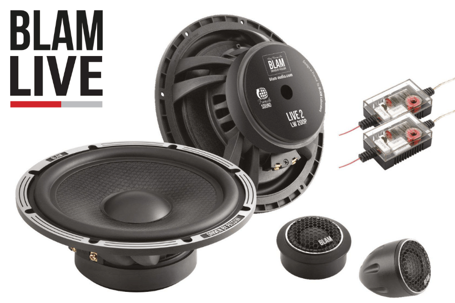 BLAM LIVE L200P - POWER 200mm (8 inch) 200W High-Performance 2-Way component speaker system