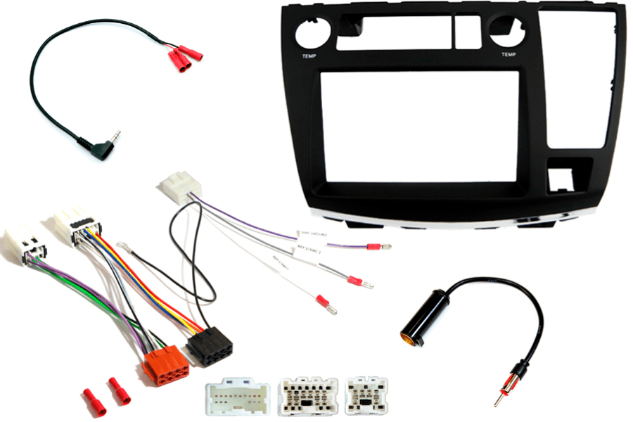 Nissan Elgrand E51 (STANDARD AUDIO) Double DIN stereo upgrade fitting kit (RESISTIVE PROGRAMMABLE)