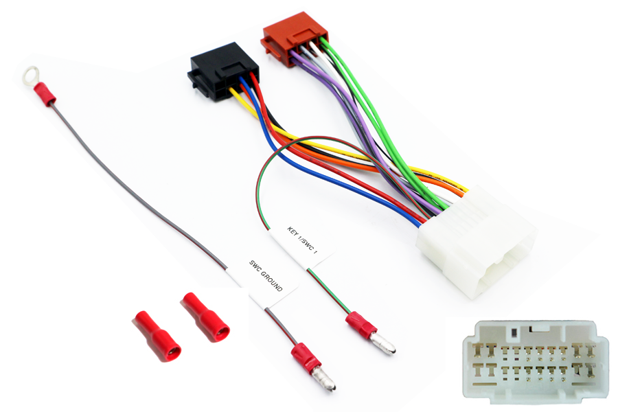 Honda (1998 Onwards) car radio replacement ISO steering wheel control cable (LOOSE WIRE CONNECTIONS)