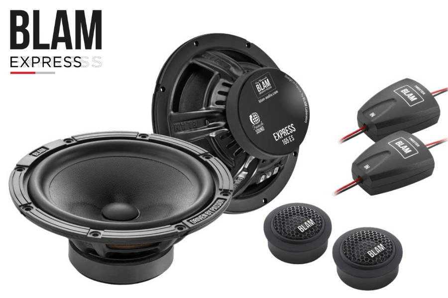 BLAM EXPRESS 165ES 165mm (6.5 Inch) 2-Way component car audio speakers (PAIR)