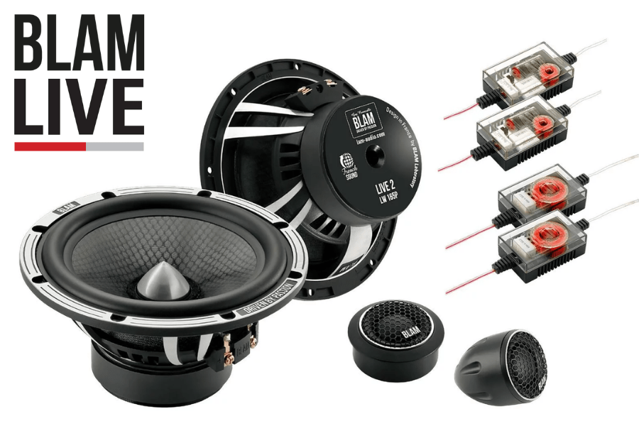 BLAM LIVE L165P - POWER 165mm (6.5 inch) 180W High-Performance 2-Way component speaker system
