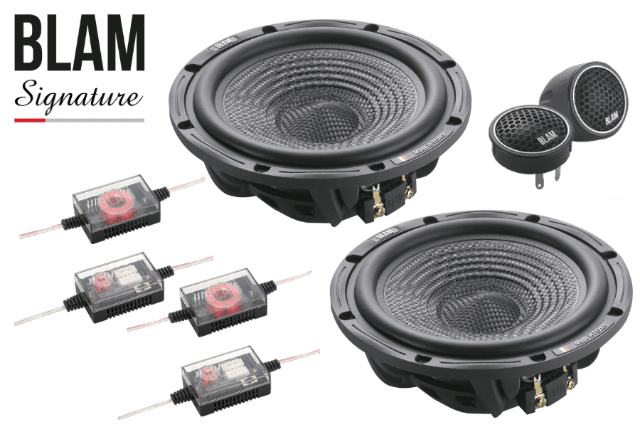 BLAM SIGNATURE S 165N45+ High Fidelity 165mm (6.5 inch) SLIM 120W 2-way component speaker system