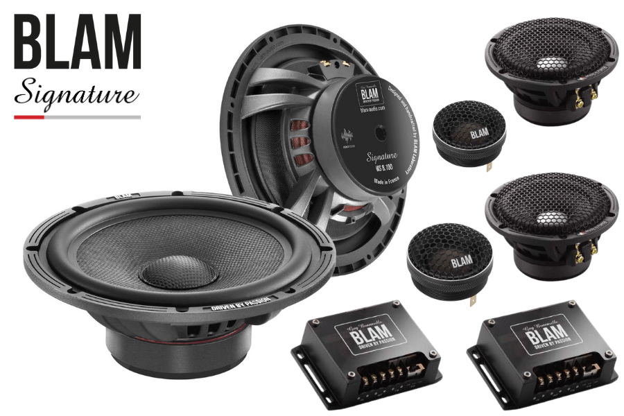 BLAM SIGNATURE S 200.300 200mm (8 inch) 300W 3-Way (2+1) High Power component speaker system