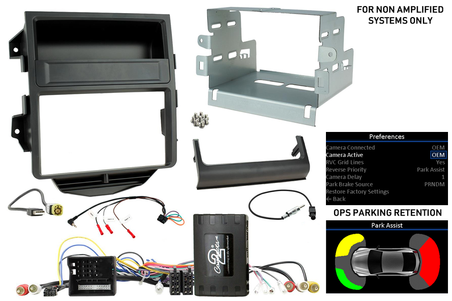 Porsche Macan 95B (2014-2016) Double DIN stereo upgrade fitting kit (NON-AMPLIFIED MODELS) PCM 3.1