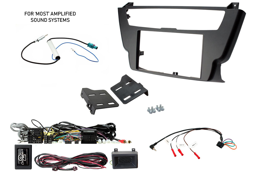 BMW 3/4 Series (2012-2020) Double DIN complete stereo upgrade fitting kit (MOST AMPLIFIED MODELS)